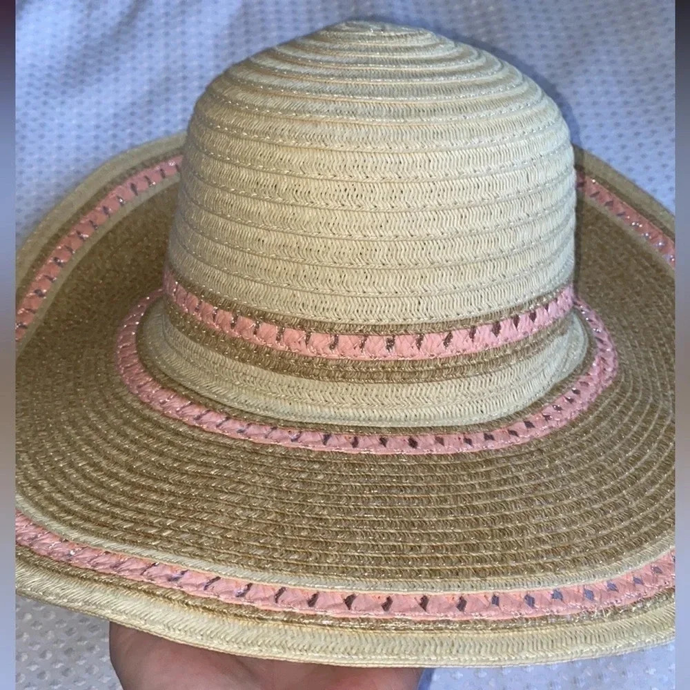 Quagga Greenleaf Floppy Beach Hat w/Matching Swimsuit Sarong Sunset OS - Picture 6 of 16